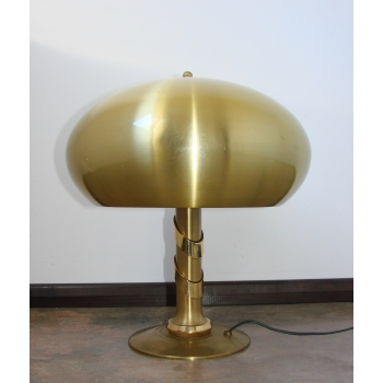 lampa stołowa mosiężna retro design